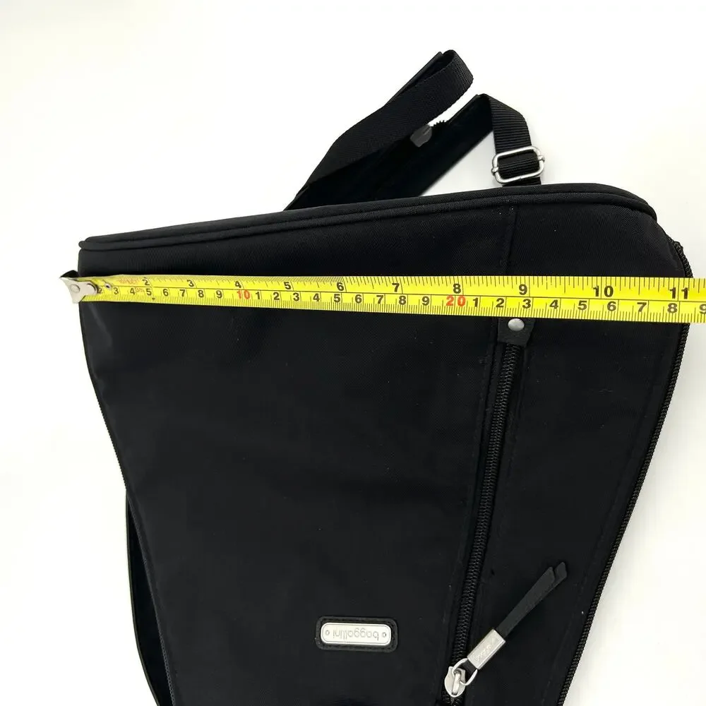 Baggallini Black Metro Convertible Backpack Sling RFID